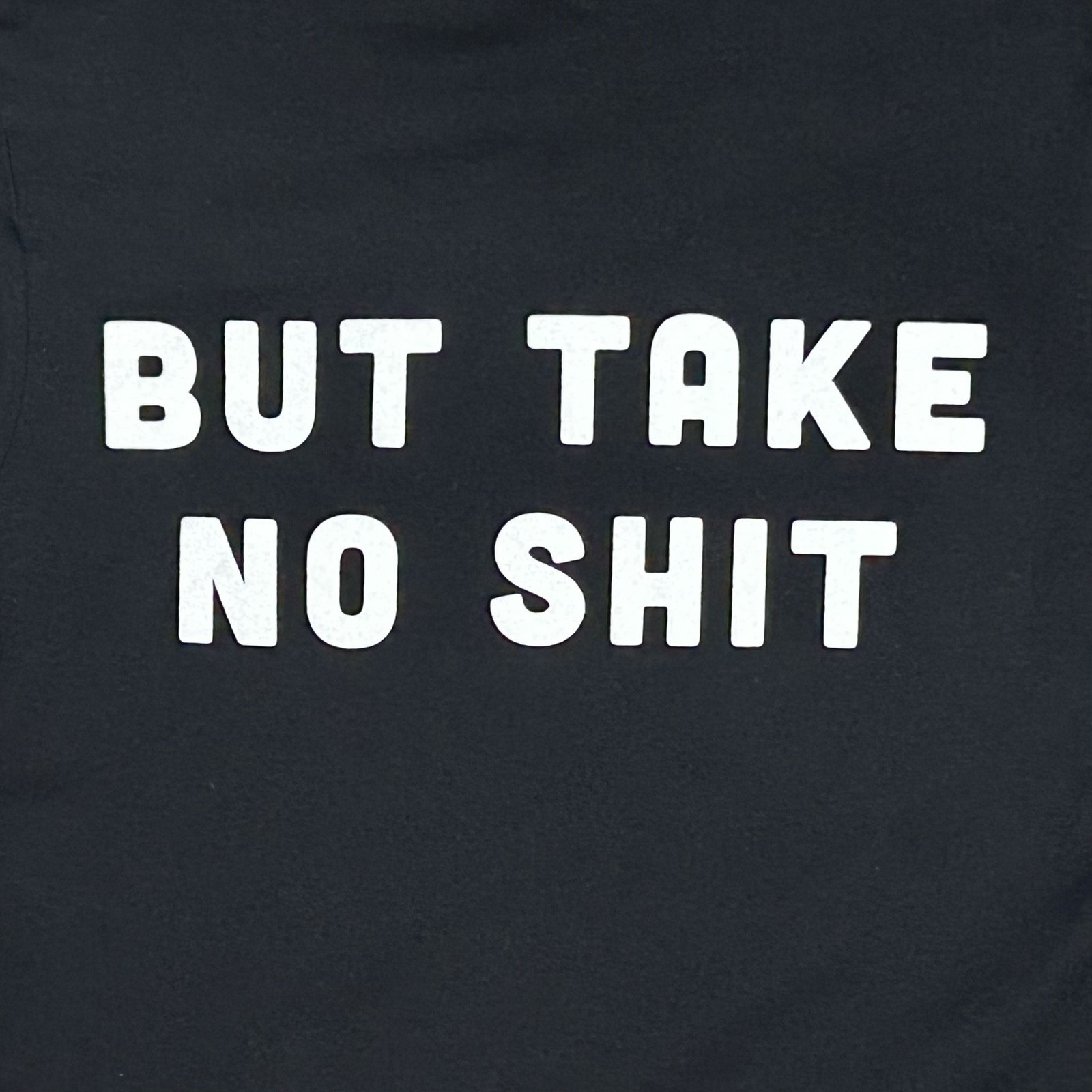 The Bee & The Fox: Do No Harm/Take No Shi* Black Tee Women's Size Small ($44.99) — image 5 of 5